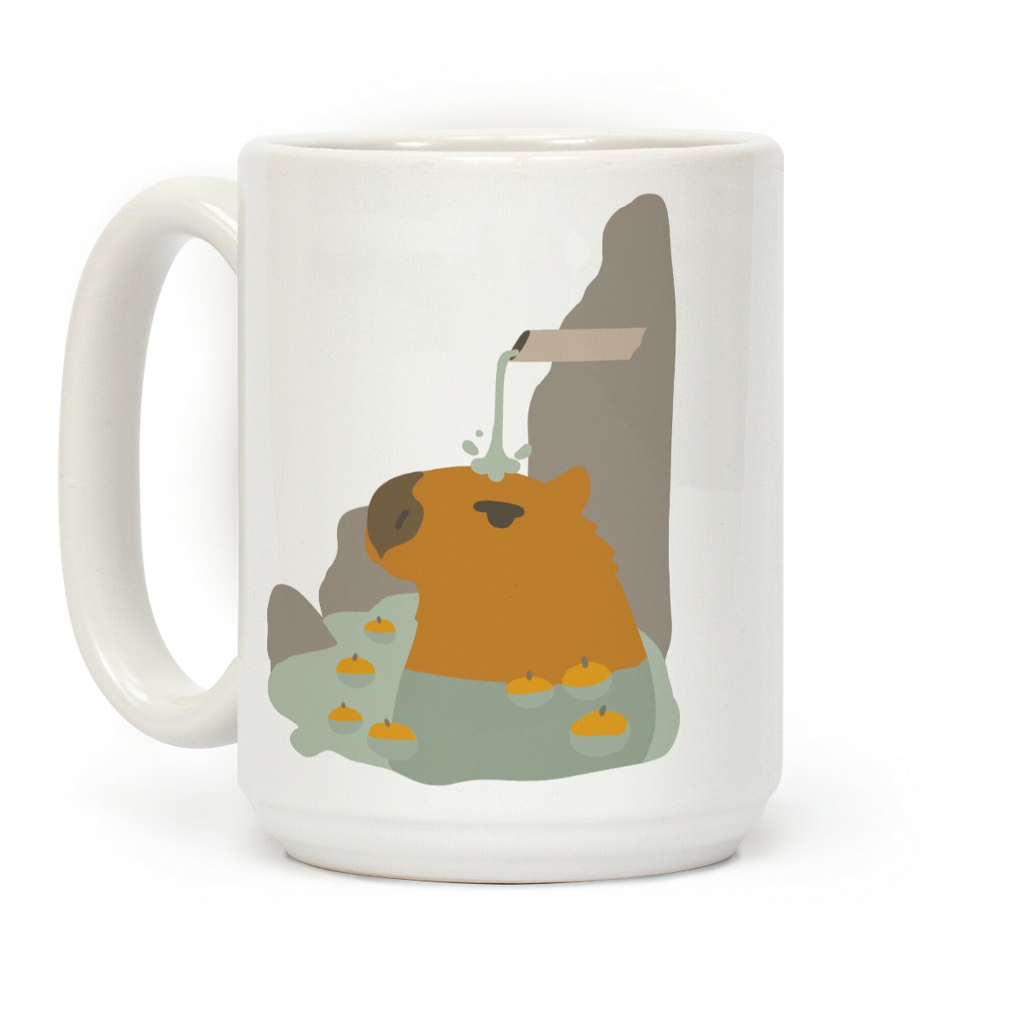 Capybara Hot Spring Coffee Mug